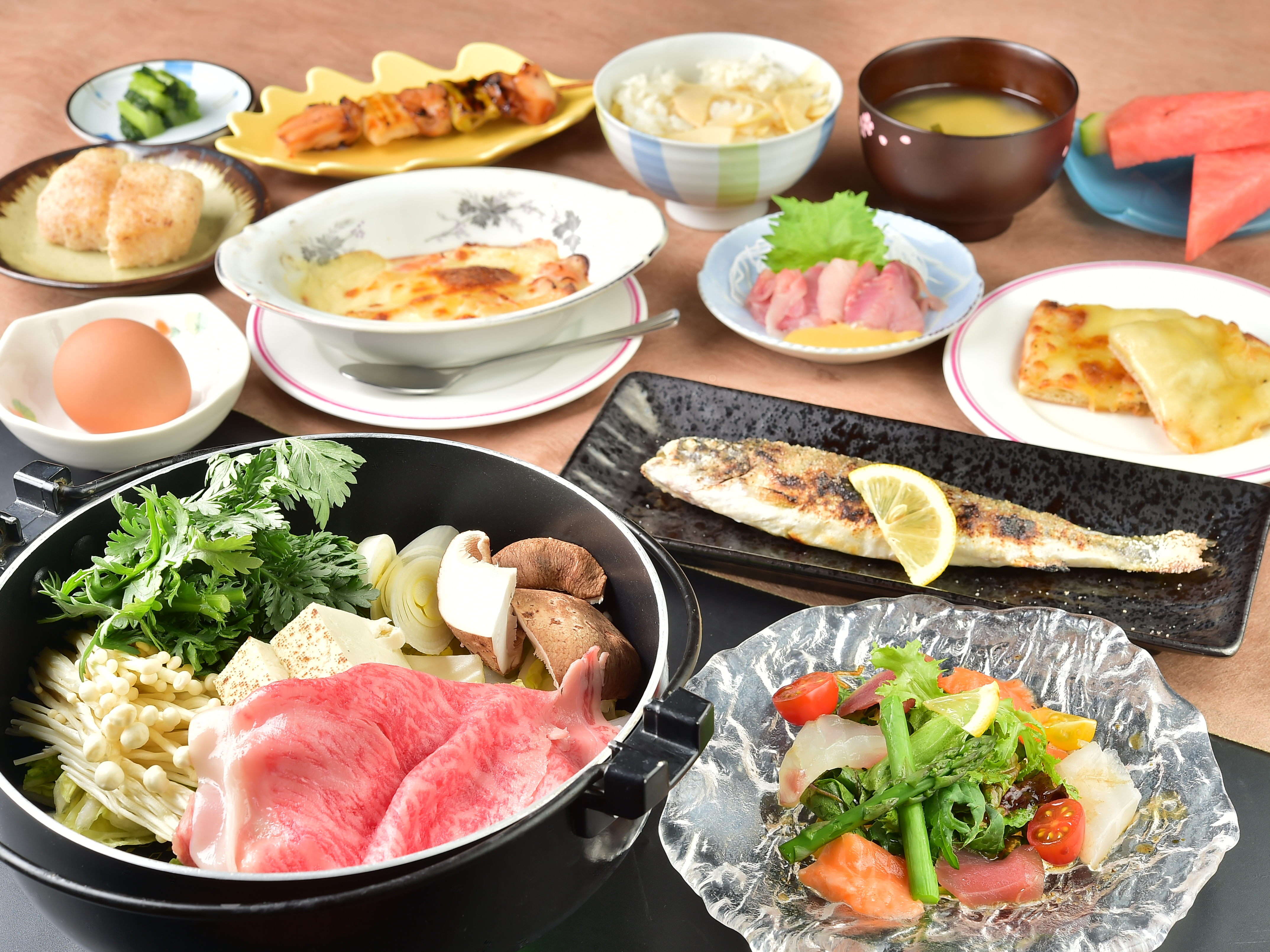 青雲館のお料理